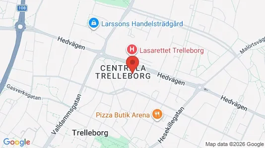 Apartments for rent i Trelleborg - kort over placeringen