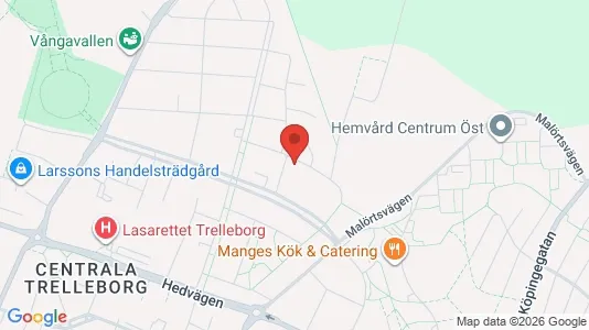 Apartments for rent i Trelleborg - kort over placeringen