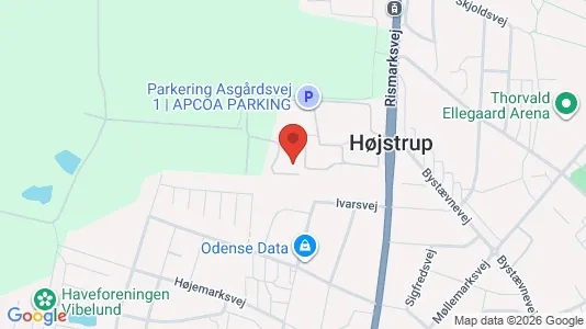 Apartments for rent i Odense V - kort over placeringen
