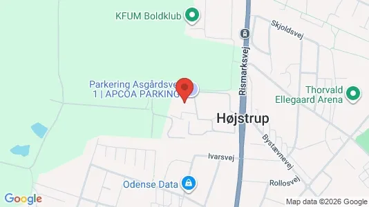 Apartments for rent i Odense V - kort over placeringen