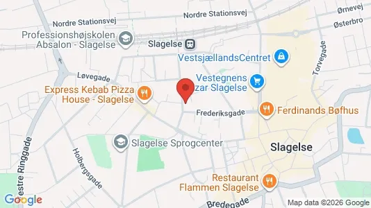 Apartments for rent i Slagelse - kort over placeringen