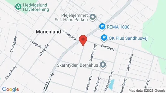 Apartments for rent i Odense C - kort over placeringen