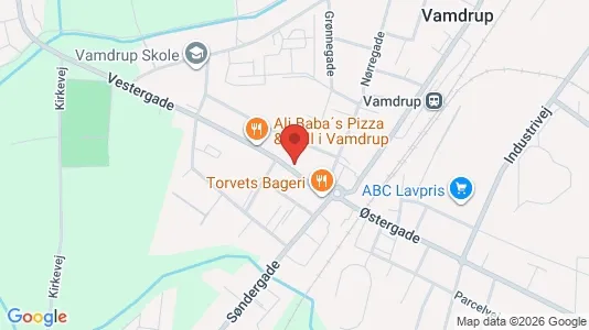 Apartments for rent i Vamdrup - kort over placeringen