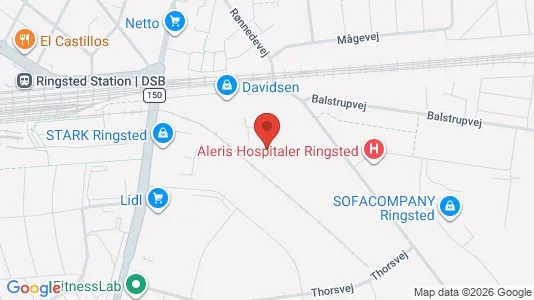 Apartments for rent i Ringsted - kort over placeringen