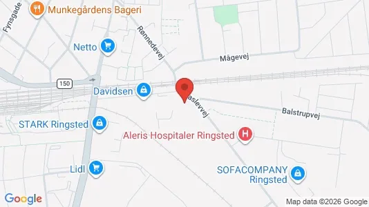 Apartments for rent i Ringsted - kort over placeringen