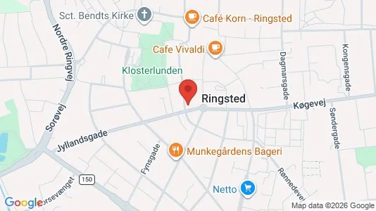 Apartments for rent i Ringsted - kort over placeringen