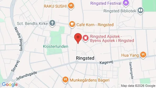 Apartments for rent i Ringsted - kort over placeringen