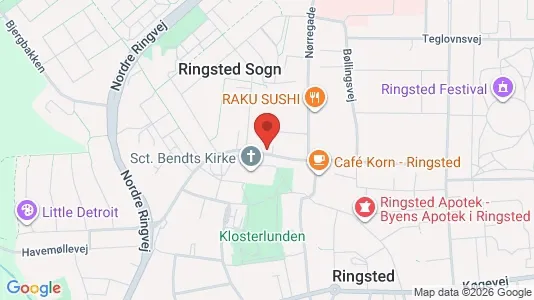Apartments for rent i Ringsted - kort over placeringen
