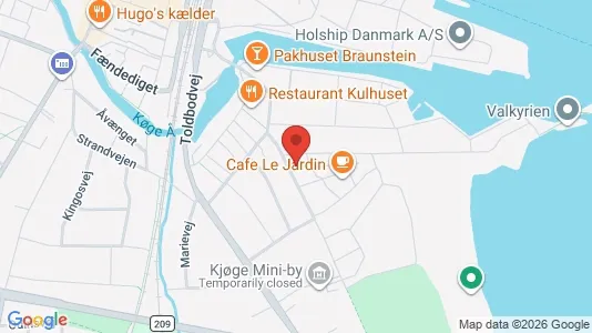 Apartments for rent i Køge - kort over placeringen