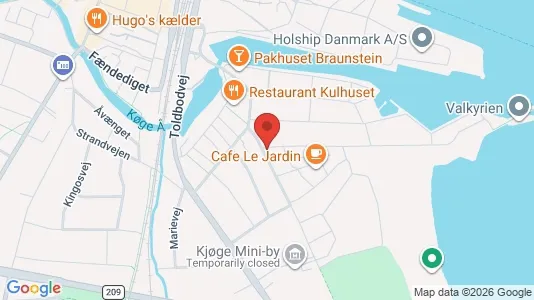 Apartments for rent i Køge - kort over placeringen