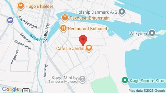 Apartments for rent i Køge - kort over placeringen