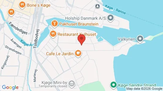 Apartments for rent i Køge - kort over placeringen