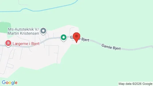 Apartments for rent i Bjert - kort over placeringen
