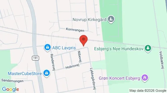 Apartments for rent i Esbjerg Center - kort over placeringen