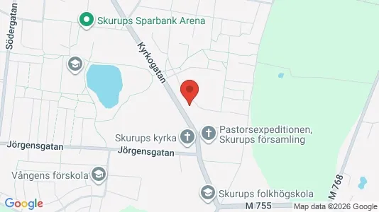 Apartments for rent i Skurup - kort over placeringen