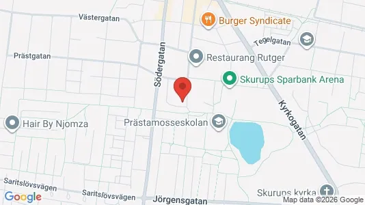 Apartments for rent i Skurup - kort over placeringen