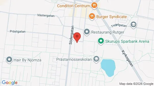 Apartments for rent i Skurup - kort over placeringen