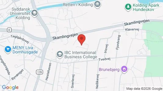 Apartments for rent i Kolding - kort over placeringen