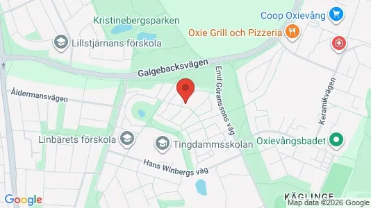 Apartments for rent i Oxie - kort over placeringen