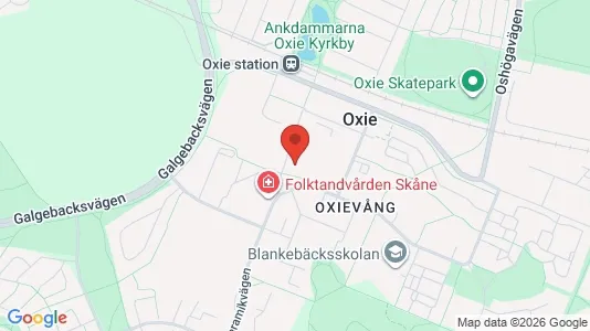 Apartments for rent i Oxie - kort over placeringen