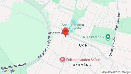 Apartments for rent i Oxie - kort over placeringen