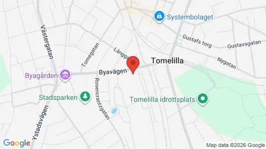 Apartments for rent i Tomelilla - kort over placeringen