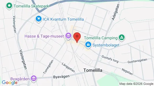 Apartments for rent i Tomelilla - kort over placeringen