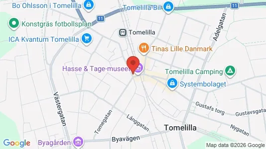 Apartments for rent i Tomelilla - kort over placeringen