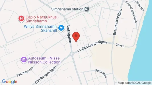 Apartments for rent i Simrishamn - kort over placeringen
