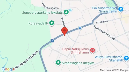Apartments for rent i Simrishamn - kort over placeringen