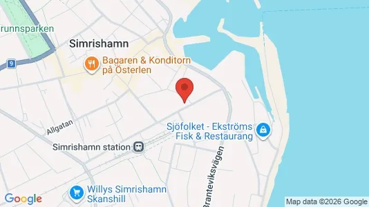 Apartments for rent i Simrishamn - kort over placeringen