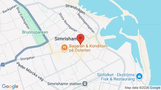Apartments for rent i Simrishamn - kort over placeringen
