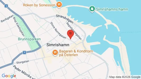 Apartments for rent i Simrishamn - kort over placeringen