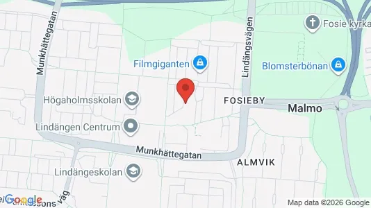Apartments for rent i Fosie - kort over placeringen
