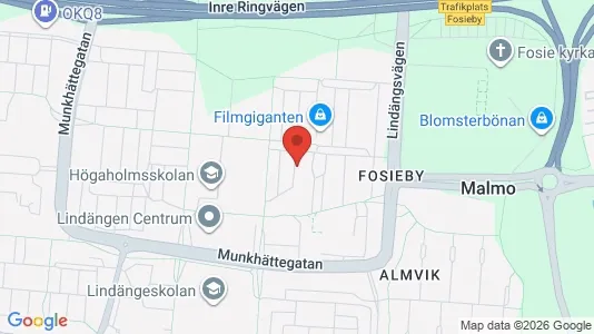 Apartments for rent i Fosie - kort over placeringen