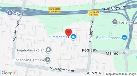 Apartments for rent i Fosie - kort over placeringen