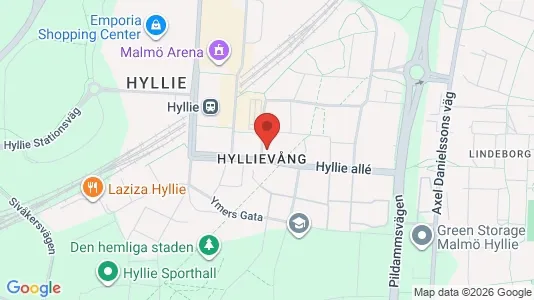 Apartments for rent i Hyllie - kort over placeringen