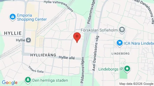 Apartments for rent i Hyllie - kort over placeringen
