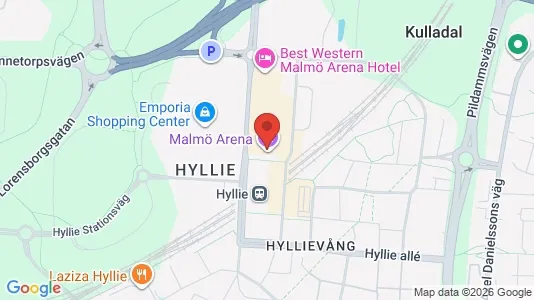 Apartments for rent i Hyllie - kort over placeringen
