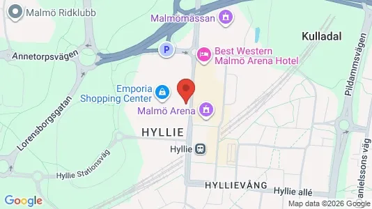 Apartments for rent i Hyllie - kort over placeringen