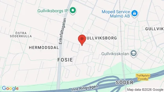 Apartments for rent i Fosie - kort over placeringen