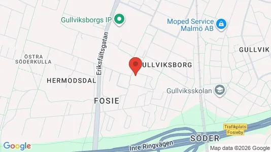 Apartments for rent i Fosie - kort over placeringen