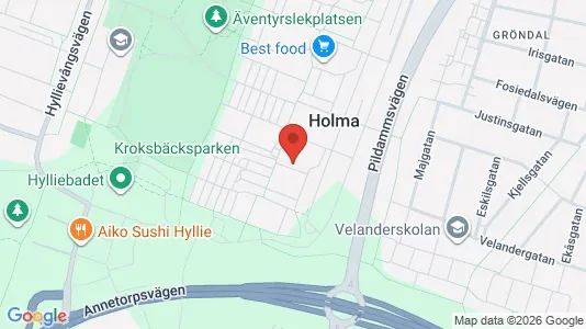 Apartments for rent i Fosie - kort over placeringen