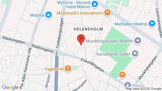 Apartments for rent i Sofielund - kort over placeringen