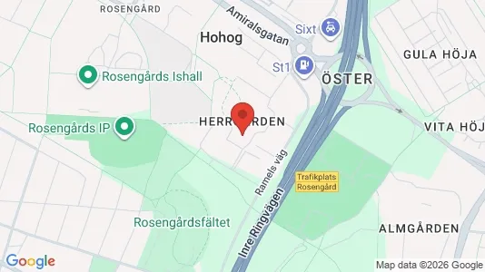 Apartments for rent i Rosengård - kort over placeringen