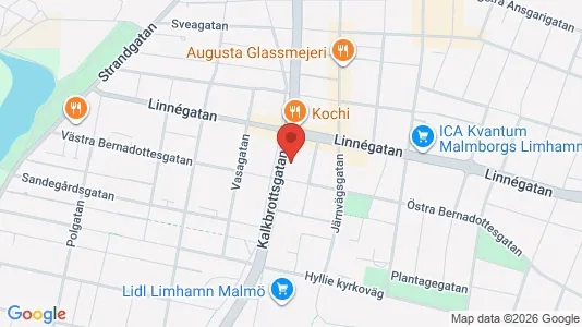Apartments for rent i Limhamn/Bunkeflo - kort over placeringen