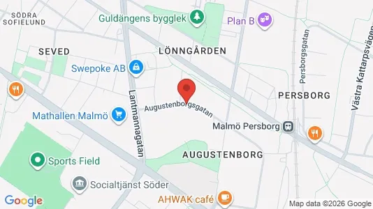 Apartments for rent i Sofielund - kort over placeringen