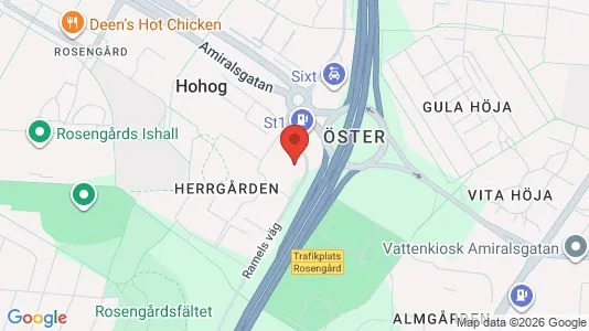 Apartments for rent i Rosengård - kort over placeringen