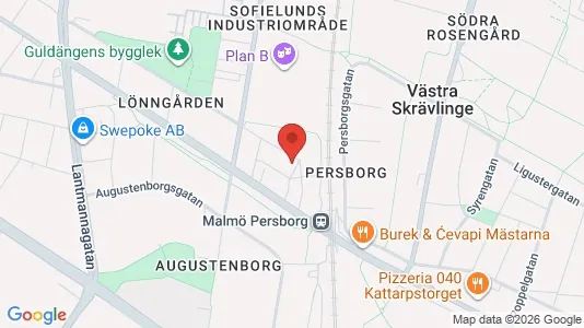 Apartments for rent i Sofielund - kort over placeringen