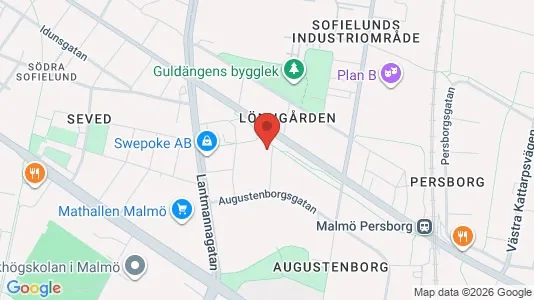 Apartments for rent i Sofielund - kort over placeringen